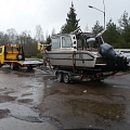 motor vehicle towing truck