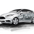 Car advertising Ford Fiesta