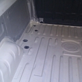 Polyurea, minibus cargo compartment cover