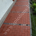 Clean cobblestone. Garden furniture, roofs, facades are also cleaned.