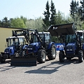 Tractors in Talsu region