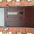 Our Lodzinieks, wooden doors