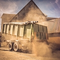 Harvesting grain