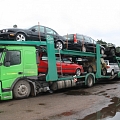 Car transportation with trailers