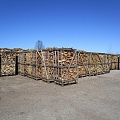 Wood, firewood, in the production of pallets and firewood boxes