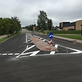 Road equipment, road marking, Direction signs