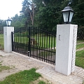 Gates with lanterns
