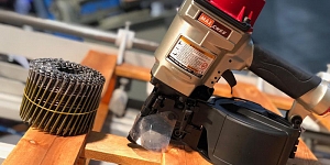 Pneumatic nailers, staplers. Solutions for pallet production