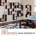 Wall shelves, bookshelf, online furniture store Latvia Cēsis furniture online