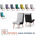 Fabric dining chair, wide selection of chairs, online furniture store Latvia Cēsis furniture online