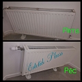 Radiator cleaning with steam, cleaning services