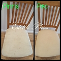 Dry cleaning of suede chairs, cleaning services