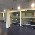Glass partitions for offices and offices