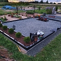 Valdis Volks, stonecutter workshop, grave site improvement