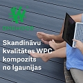 Skandināvu kvalitātes WPC kompozīts