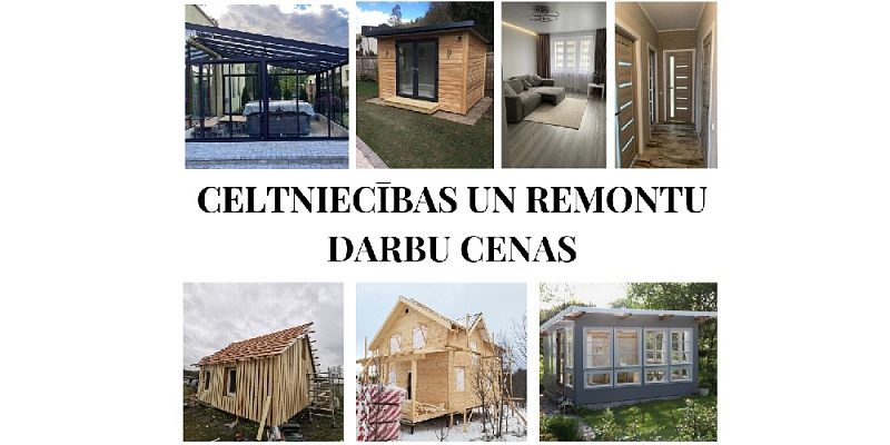 Celtniecības un remontu darbu cenas