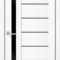 Door delta snow, black glass