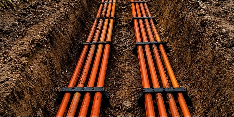 Construction of electronic communications networks