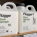 Flugger floor polish stand in the Profcentrs store
