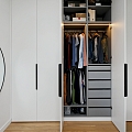 Built-in wardrobes with laminate doors