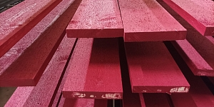 Painting of finishing boards