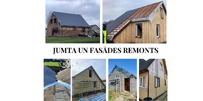 Jumta un fasādes remonts