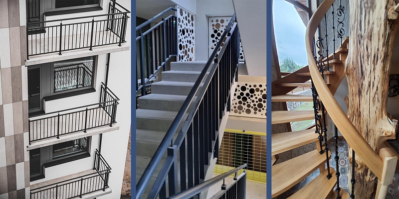 Stair and balcony railings