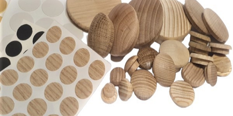 Wooden and adhesive covers