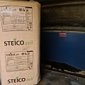 Krendl 2300 thermal insulation installation machine with Steico Zell wood fiber wool