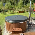 Hot tub with integrated oven made in Latvia
