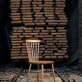 Wooden furniture made in Latvia
