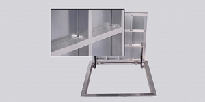 Люк с газовыми пружинами