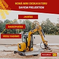 Mini excavators for rent