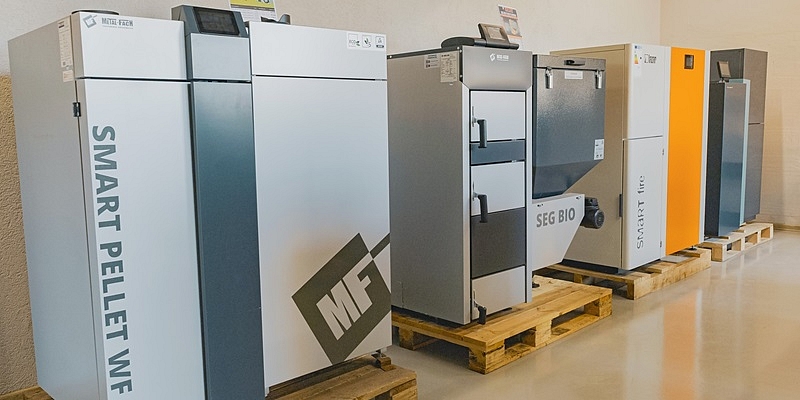 Pellet and wood boilers