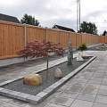 Concrete poles for fence