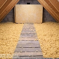Warming of a private house with Isover KV-041 mineral wool