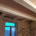 Ceiling reconstruction in a house
