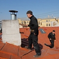 Chimney sweep in Riga
