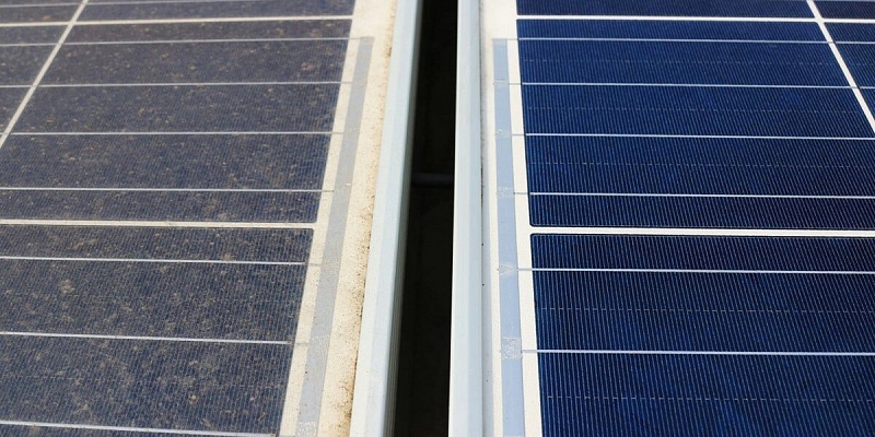 Мойка солнечных панелей