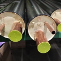 Insulated copper pipes